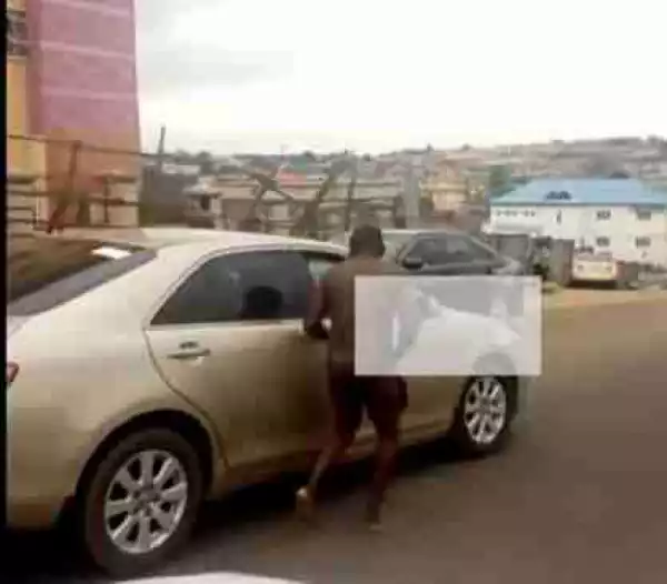 Lagos Driver Strips Unclad To Escape Arrest